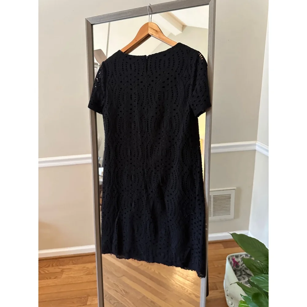 J Crew Black Lace Dress Women's Size 6